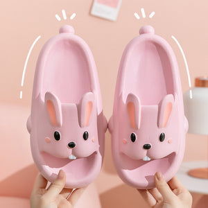 Cute Rabbit Slippers For Kids Women Summer
 Home Shoes/ Bathroom Slippers