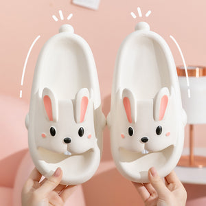 Cute Rabbit Slippers For Kids Women Summer
 Home Shoes/ Bathroom Slippers